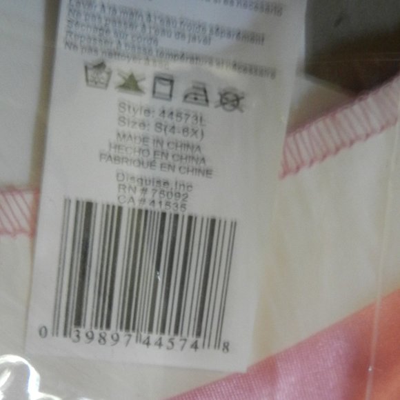 🆕 Minnie Mouse Pink/White Mickey Mouse Clubhouse Dress & Headbow 4-6x NWT - Picture 8 of 12